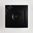 KARINA Розетка ТВ проходная чёрный бархат (10шт/120шт)