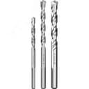 Набор сверл по бетону усиленных, 3-х гранный хвостовик ПРОФЕССИОНАЛ 3 шт: d 6-8-10 мм