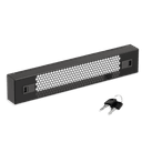 Защитный экран 2U, перфорированный 19 дюймов, черный RAL 9004 SYSMATRIX PS 0200.9000
