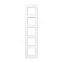 Рамка 5-я для горизонтальной/вертикальной установки Серия- A550 Материал- термопласт. Цвет- белый JUNG