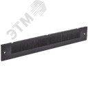 Панель с щеточным вводом для цоколя 800мм черная by ZPAS РФ