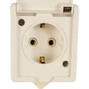 Розетка 1-м ОП РА16-660 16А IP44 с заземл. бел. Кунцево 5906