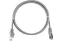 Шнур коммутационный 2хRJ45/8P8C F/UTP кат.5е (NMC-PC4SD55B-010-C-GY) NIKOMAX (1м)