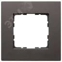 Рамка 1-постовая, алюминий Brown