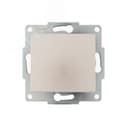 KARINA Выключатель проходной жемчужно-белый перламутр (10шт/120шт)