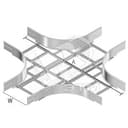 Ответвитель Х-образный для, высота - 150 мм, ширина - 408 мм, кратность - 1шт, I6 - Нержавеющая сталь (316)