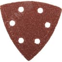 Треугольник шлифовальный "Мастер" универсальный на велкро основе, 6 отверстий, Р40, 93х93х93мм, 5шт ЗУБР