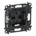 Valena IN MATIC Розетка силовая 2К+З 16А 250В с увеличенными винтовыми зажимами 6кв.мм со шторками