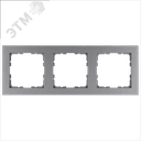 Рамка G-Classic 3-постовая, цвет Алюминий