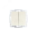 Vesna Выключатель 2-ой цв. крем