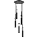 Cветильник Lightstar CILINO 5х40W GU10 Черный 756057