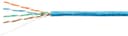 Кабель LAN UTP (U/UTP), кат. 5e, 4x2x24 AWG, PVC нг(А)-LS, синий Cabeus UTP-4P-Cat.5e-SOLID-BL (305 м)