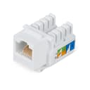 Проходной адаптер Cabeus KJ-RJ45-Cat.5e-90 (RJ45-DIDC, CAT.5E, UTP, Keystone Jack) (7008c)