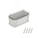 Корпус IP66/IP67, 300х150х160 мм, без МП, с фланцами, прозрачная крышка H= 35 мм