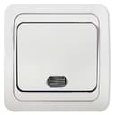 Выключатель 1-кл. СП Classico 2121 10А IP20 с подсветкой бел. ASD / IN HOME 4680005959853