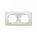 Рамка двойная, цвет бежевый (серия Florence) 2172806 ССТ