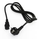 Кабель питания компьютера Hyperline PWC-IEC13-SHM-0.5-BK (Schuko+C13) (3x0.75)