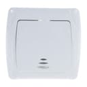 Выключатель 1-кл. СП Маргарита 10А IP20 с подсветкой бел. UNIVersal М0121