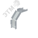 Лоток монтажный угловой 90 вниз ЛУ90Н.150.100.454.1.2