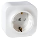 Розетка 2К+З с защитными шторками Quteo Legrand (782220)