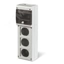 Корпус 6 модулей 3 поста с основанием 70х87мм