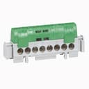 Клеммная колодка IP 2X - земля - зеленая - 2X6-25 мм? - 32X1,5-16 мм? - длина 276 мм 004838 Legrand Euro