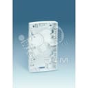 Коробка наружной установки на 2 поста,  89х158х27 mm, S82, белый