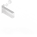 Консоль легкая 85х40 L200 оцинкованное  П(U)-образная