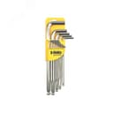 Набор дюймовых ключей Г-образных шестигранных удлиненных с шаровым окончанием 13шт HEX .050"-3/8"