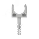 Держатель для труб 20 мм в комплекте с защелкой и дюбелем 51320 DKC