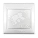 Севиль Выключатель одноклавишный белый С0021 Универсал