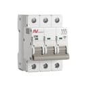Выключатель автоматический модульный 3п C 50А 10кА AV-10 AVERES EKF mcb10-3-50C-av