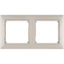 Рамка 2-м Valena горизонт. сл. кость Leg 774352