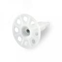 Тарельчатый дюбель гриб с гвоздем для ПМ IN50 белый (100 шт/уп)