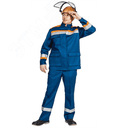 Костюм летний Энергия-Б (35,2 кал.), т.синий/оранжевый,48-50,170-176