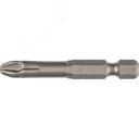 Торсионные кованые биты X-Drive PZ2 50 мм 2 шт ЗУБР