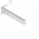 Консоль с опорой  60х40 основание 300 П-образная средняя оцинкованная