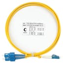 Патч-корд волоконно-оптический SM 9/125 duplex LC/SC LSZH (1,5 м) Cabeus FOP(d)-9-LC-SC-1,5M