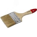 Кисть плоская "УНИВЕРСАЛ-МАСТЕР", натуральная щетина, деревянная ручка, 100мм