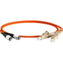 Патч-корд волоконно-оптический (шнур) Hyperline FC-D2-50-FC/PR-LC/PR-H-10M-LSZH-OR