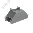 Отвод Т вертикальный 100х100 мм вверх c разворотом трассы на 90 гр. ПЛЮС HD85