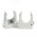 Крепеж-клипса для труб для прямого монтажа серая в гофроящике d16 мм (1400шт/кор)