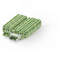 Клемма TC 2-2 земля, сечение 4 мм. кв., желто-зеленая