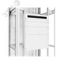Комплект фальш-панелей глухих для 19-дюймового оборудования 10U RS52 (2 шт.) UZOLA
