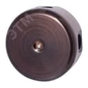 Коробка распределительная 110мм, пластик, цвет Медный Век с кабельными вводами Бирони