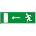 Надпись сменная для светового табло Молния "ЧЕЛОВЕК ВЛЕВО В ДВЕРЬ" Арсенал Безопасности