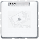 Подсоединитель провода с разгрузкой натяжения и полем для надписи белый JUNG