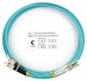 Шнур оптичесикй duplex LC-FC 50/125 MM OM3 2 м LSZH Cabeus FOP-50-LC-FC-2M