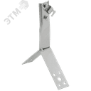 Держатель проводника круглого 6-10мм винтовой для конька h=80мм нержавеющая сталь IEK