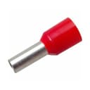 Наконечник штыревой втулочный изолированный, 10 кв.мм, красный (100шт/уп) REXANT (08-0831)